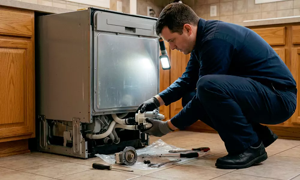 Dishwasher Pump Replacement in San Leandro, CA