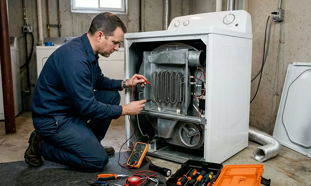 Dryer Not Heating Repair in San Leandro, CA