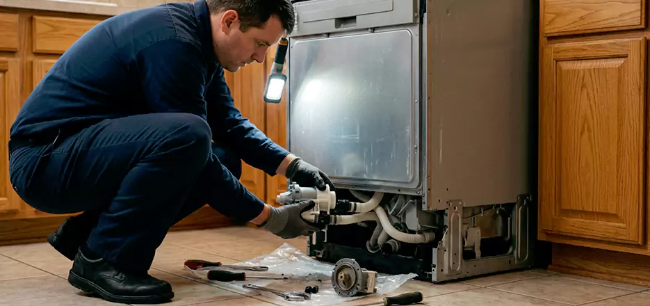 Dishwasher Drain Hose Repair in San Leandro